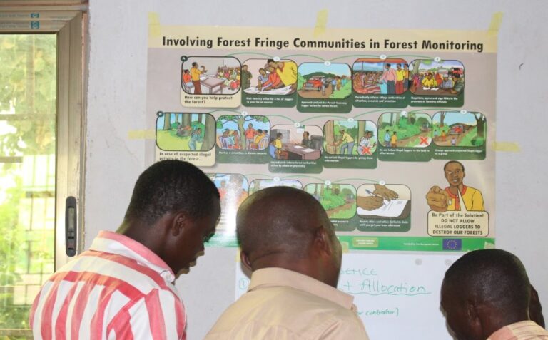 NSAs receiving training in forest governance