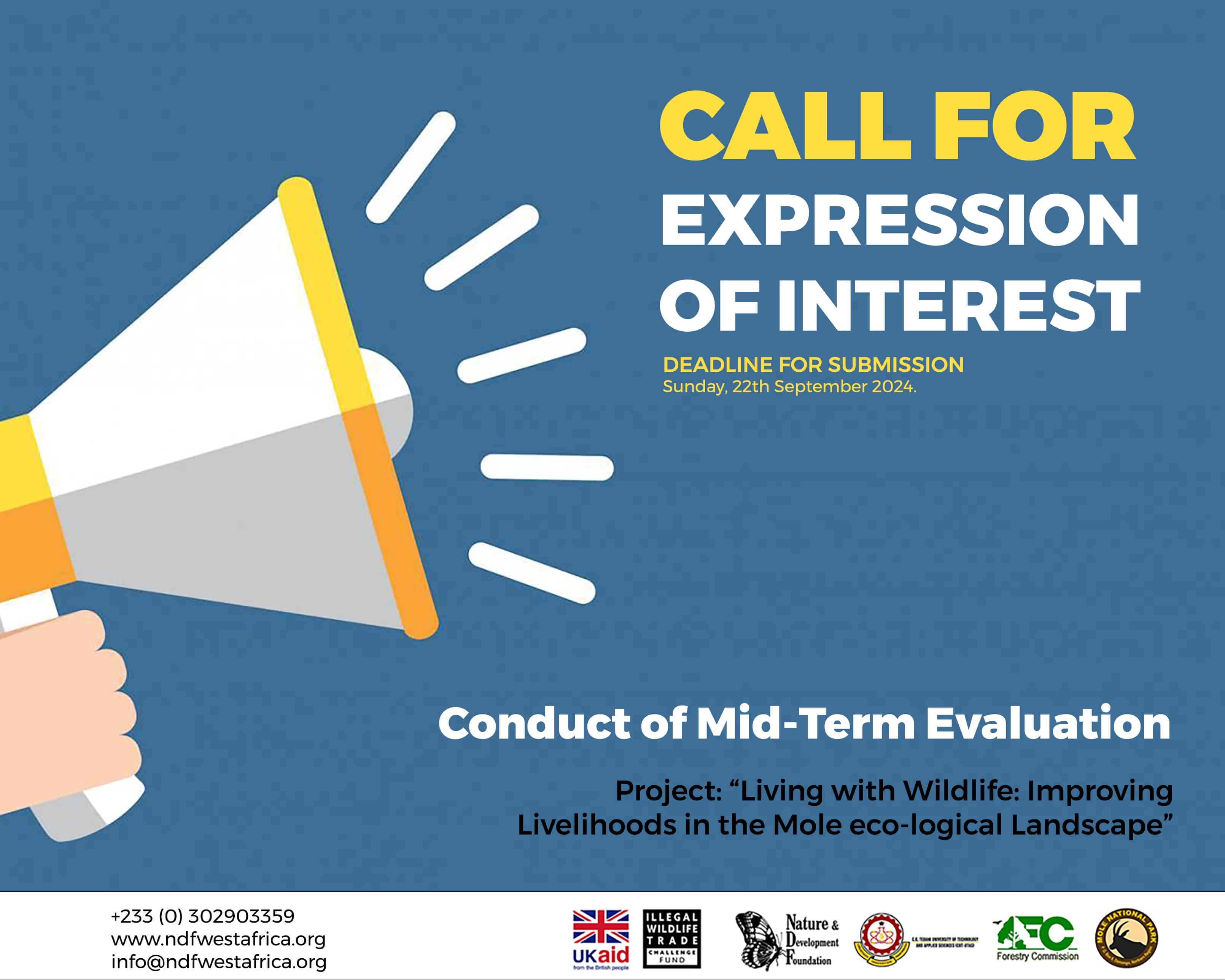 Read more about the article CALL FOR EXPRESSION OF INTEREST